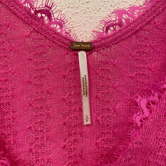 NEW Free People Dream Girl Knit Top Size Small - Picture 3 of 5
